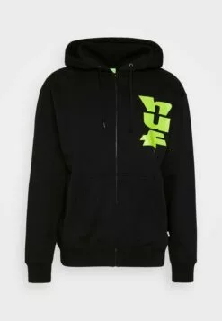 HUF Megablast Hoodie - Sweater Met Rits - Black -Huf Winkel 007639c0d1184e5fb9d090dfb7207279