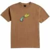 HUF T-Shirt Print - Brown