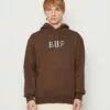 HUF Quake Conditions Hoodie - Sweater - Chocolate
