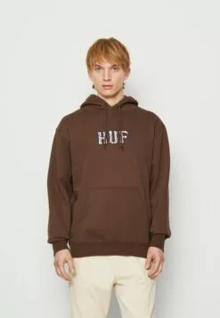 HUF Quake Conditions Hoodie - Sweater - Chocolate