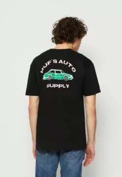 HUF Chop Shop Pocket Unisex - T-Shirt Print - Black