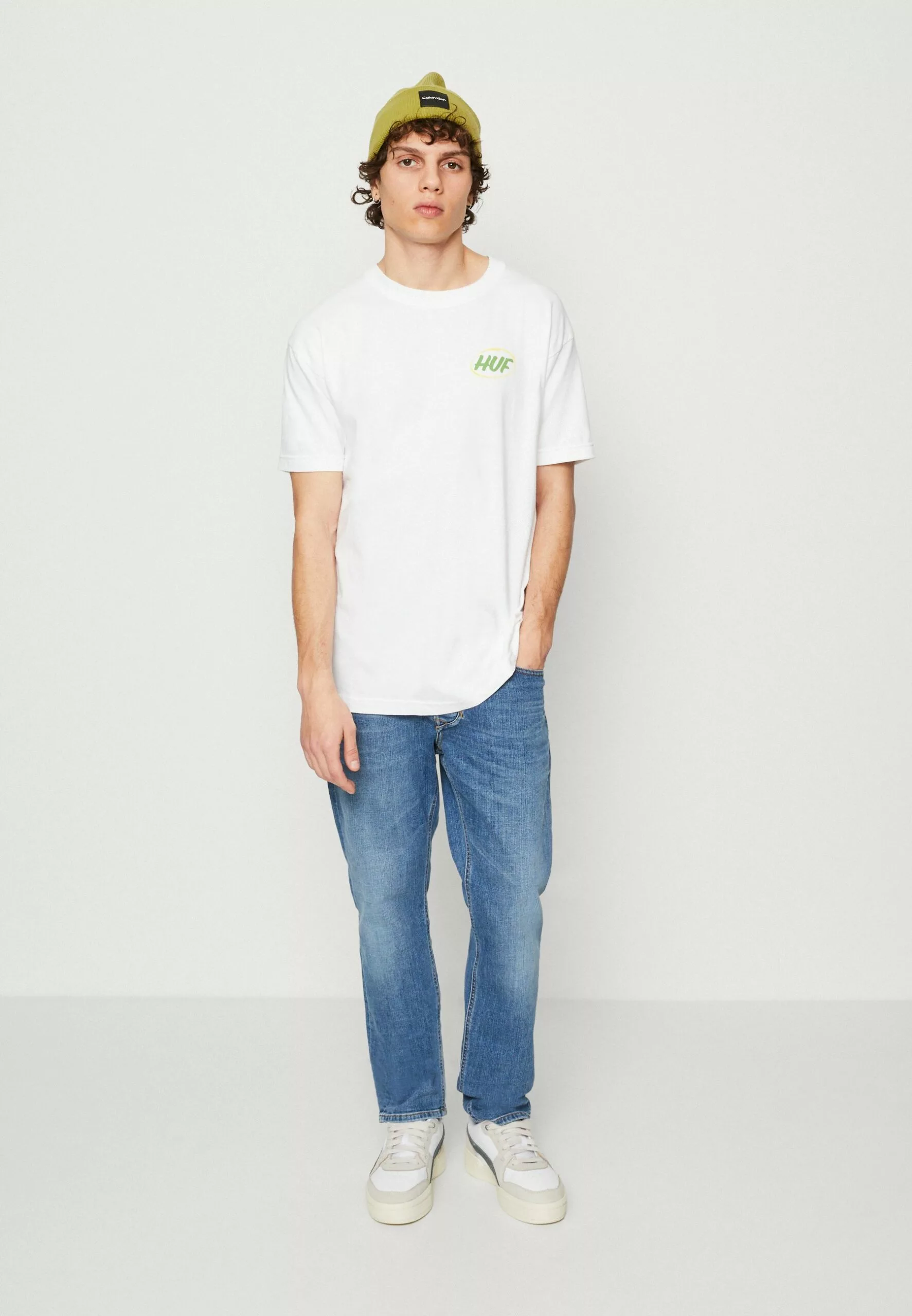HUF Local Support Tee Unisex - T-Shirt Print - White 2 HUF Local Support Tee Unisex - T-Shirt Print - White - Afbeelding 2