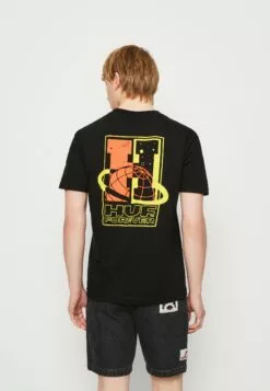 HUF Galaxywide Tee Unisex - T-Shirt Print - Black