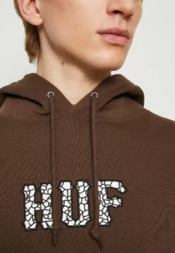HUF Quake Conditions Hoodie - Sweater - Chocolate -Huf Winkel 335b150b1964403192db5cede6e240ae
