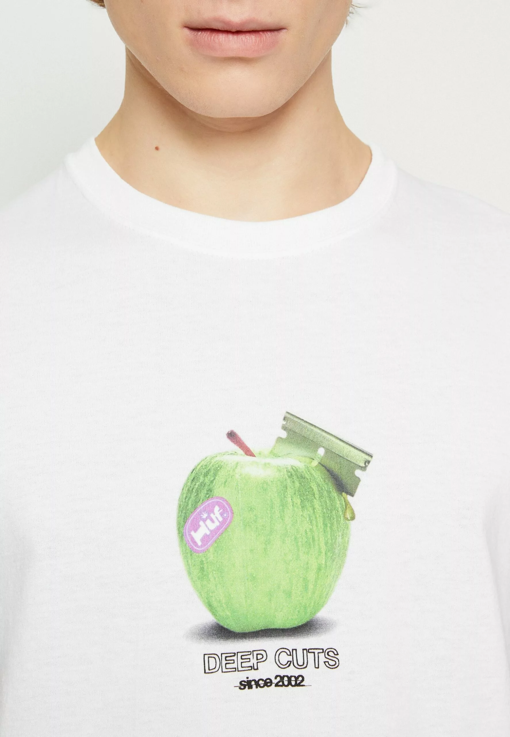 HUF Deep Cuts Tee - T-Shirt Print - White 6 HUF Deep Cuts Tee - T-Shirt Print - White - Afbeelding 6