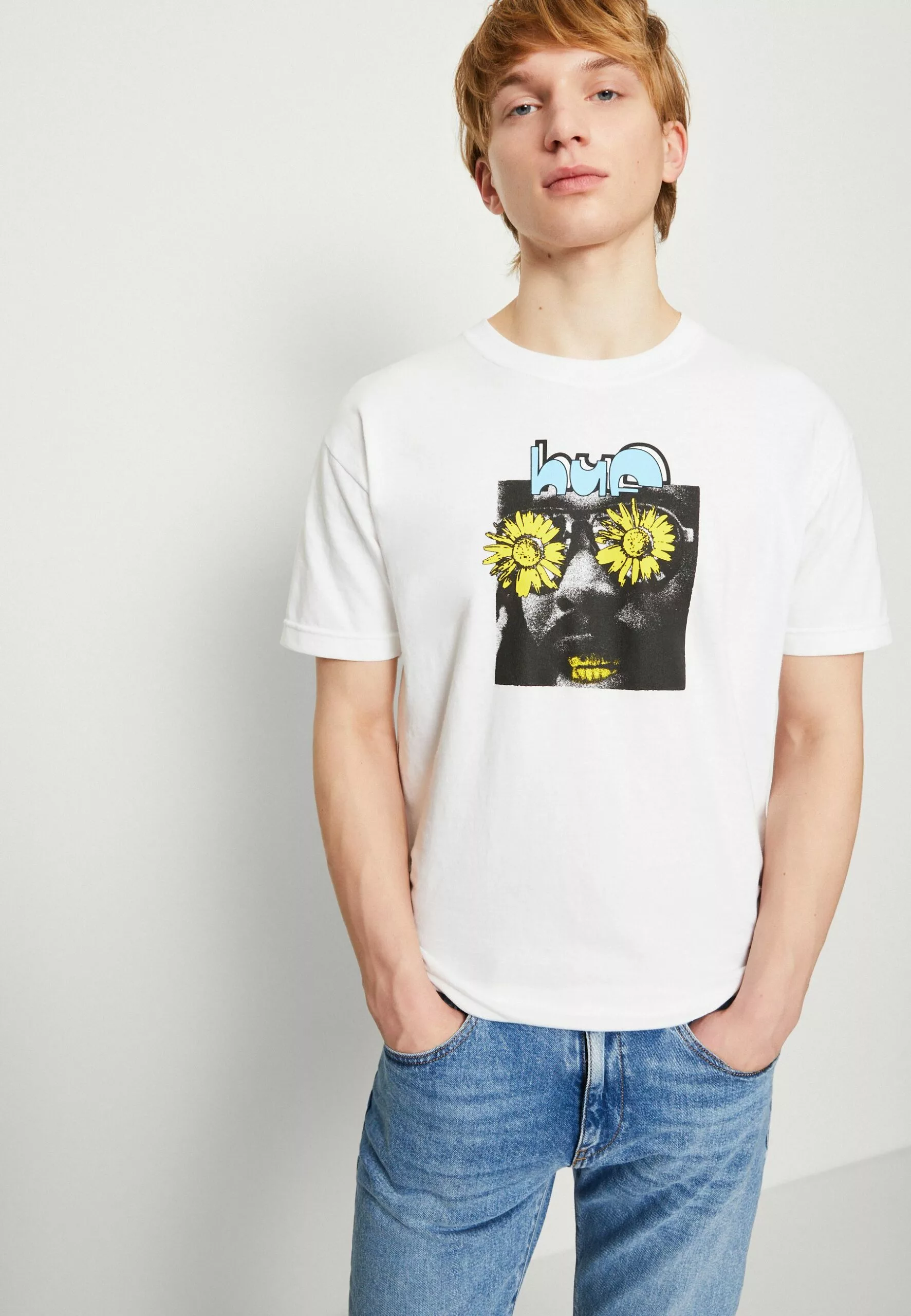 HUF Eye Know Tee Unisex - T-Shirt Print - White 4 HUF Eye Know Tee Unisex - T-Shirt Print - White - Afbeelding 4