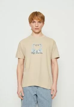 HUF Swan Song Tee Unisex - T-Shirt Print - Clay