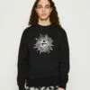 HUF Internationally Known Crewneck Unisex - Sweater - Black