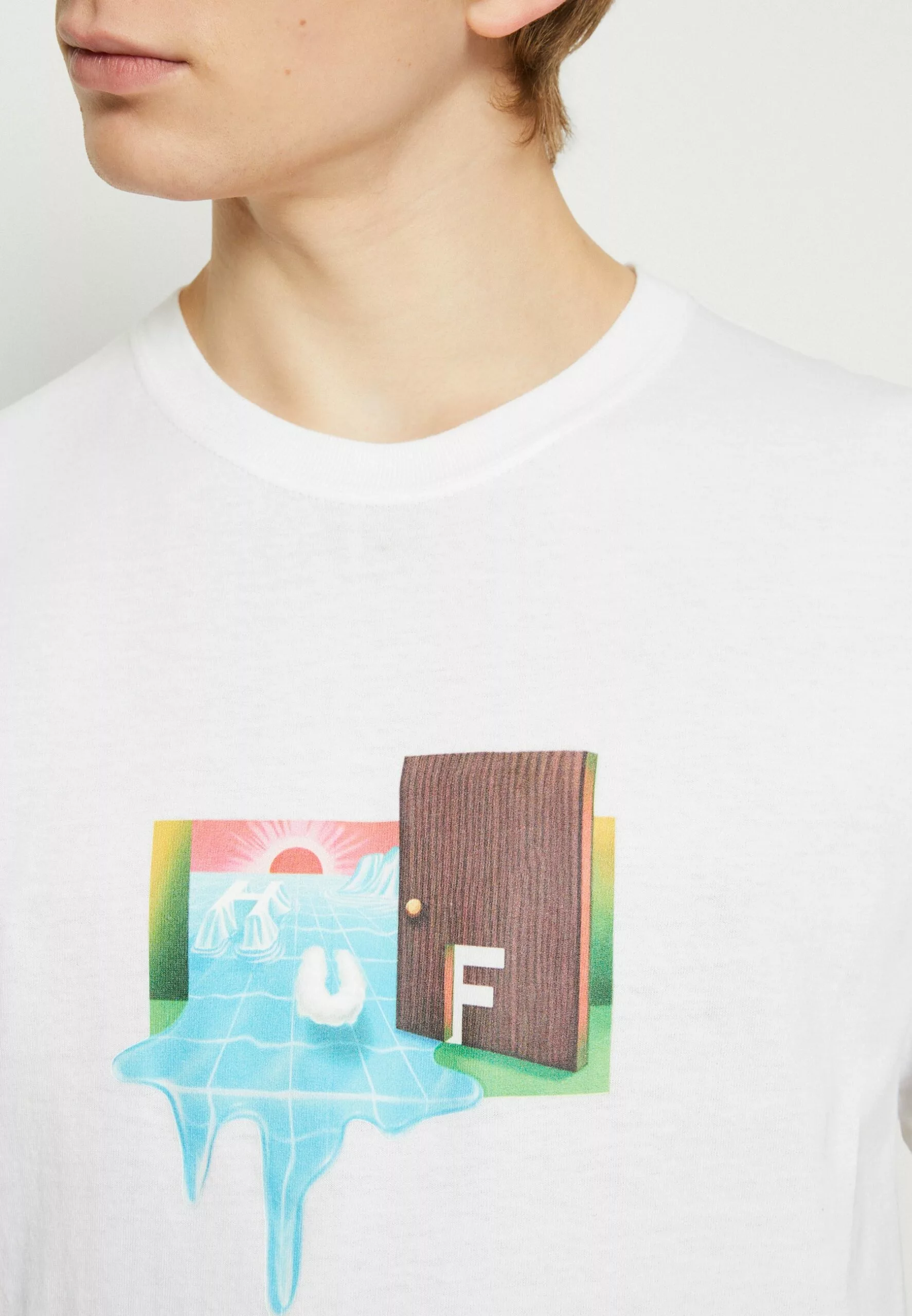 HUF Door Of Perception Tee - T-Shirt Print - White 6 HUF Door Of Perception Tee - T-Shirt Print - White - Afbeelding 6