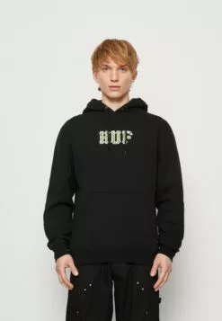 HUF Quake Conditions Hoodie - Sweater - Black