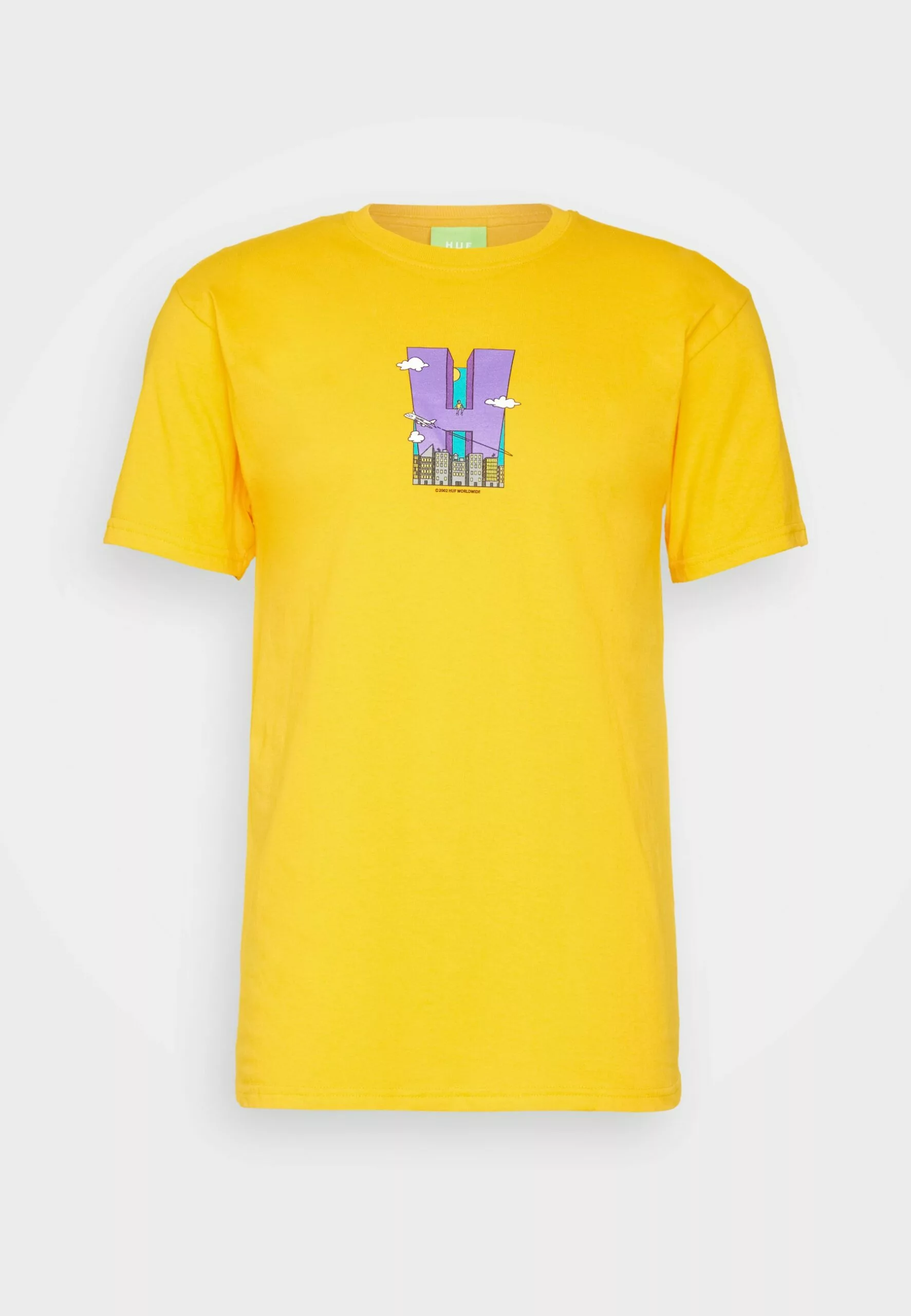 HUF City Tee - T-Shirt Print - Gold 5 HUF City Tee - T-Shirt Print - Gold - Afbeelding 5