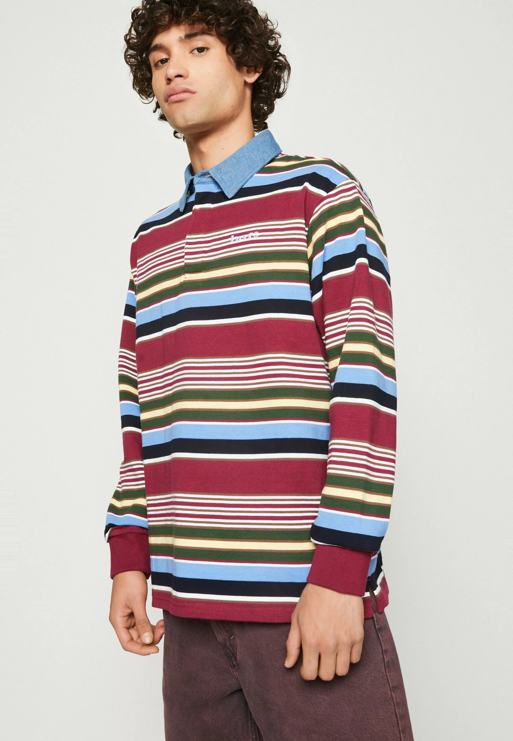 HUF Faded Rugby Unisex - Poloshirt - Multi 4 HUF Faded Rugby Unisex - Poloshirt - Multi - Afbeelding 4