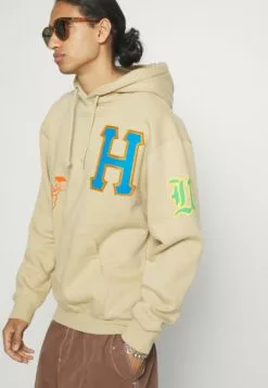 HUF Fly Die Hoodie Unisex - Sweater - Oatmeal -Huf Winkel 7a27bf122b4048b780425f897c07ad50