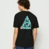 HUF Paid In Full Tee Unisex - T-Shirt Print - Black