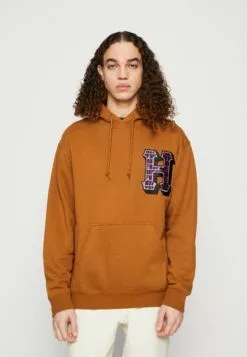 HUF Thicc Hoodie Unisex - Hoodie - Brown