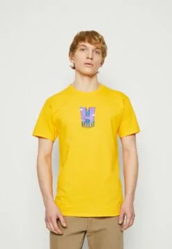 HUF City Tee - T-Shirt Print - Gold