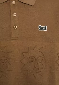 HUF Brighter Days Unisex - Poloshirt - Bark -Huf Winkel 8f94ea675a4543a186fd61ee13fd567c