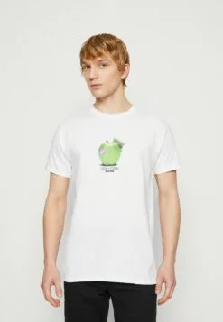 HUF Deep Cuts Tee - T-Shirt Print - White