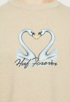 HUF Swan Song Tee Unisex - T-Shirt Print - Clay -Huf Winkel 9cb6f12be8f143d390fd008aba86bd9b