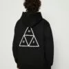 HUF Set Hoodie Unisex - Sweater - Black