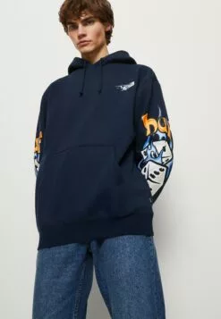 HUF Dicey Hoodie - Sweater - Navy -Huf Winkel a92a31833d434702b24db742b16bc234