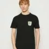 HUF Happy Accidents Tee - T-Shirt Print - Black