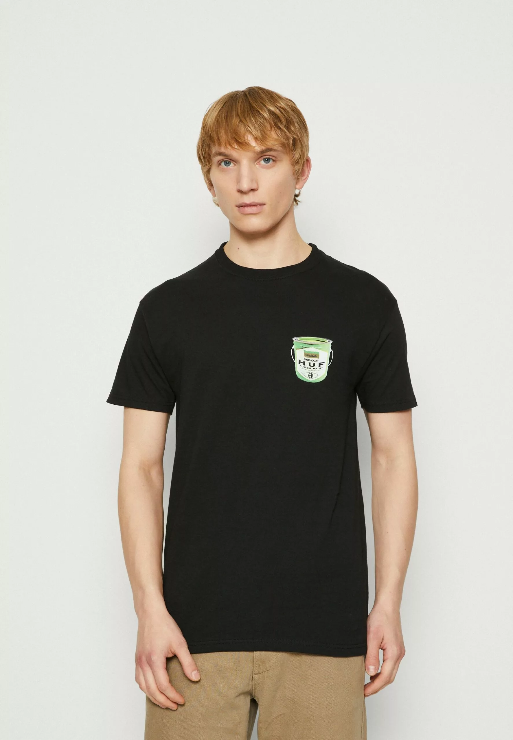 HUF Happy Accidents Tee - T-Shirt Print - Black 1 HUF Happy Accidents Tee - T-Shirt Print - Black