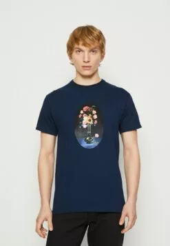 HUF Moms New Vase Tee - T-Shirt Print - Navy