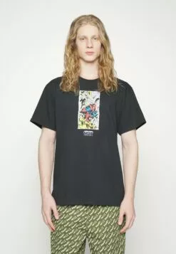 HUF Moody Tee - T-Shirt Print - Black -Huf Winkel b088dcd350b84c6ea9561bc9413961d5