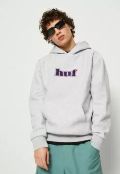 HUF Madison Heavyweight Hoodie Unisex - Hoodie - Heather Grey -Huf Winkel ccac7507427d4757960acab0cd760e5b