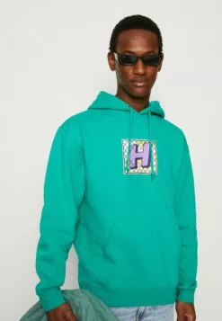 HUF Tresspass Hoodie Unisex - Hoodie - Emerald -Huf Winkel ccdae9c33460490190071fb18b00ec81