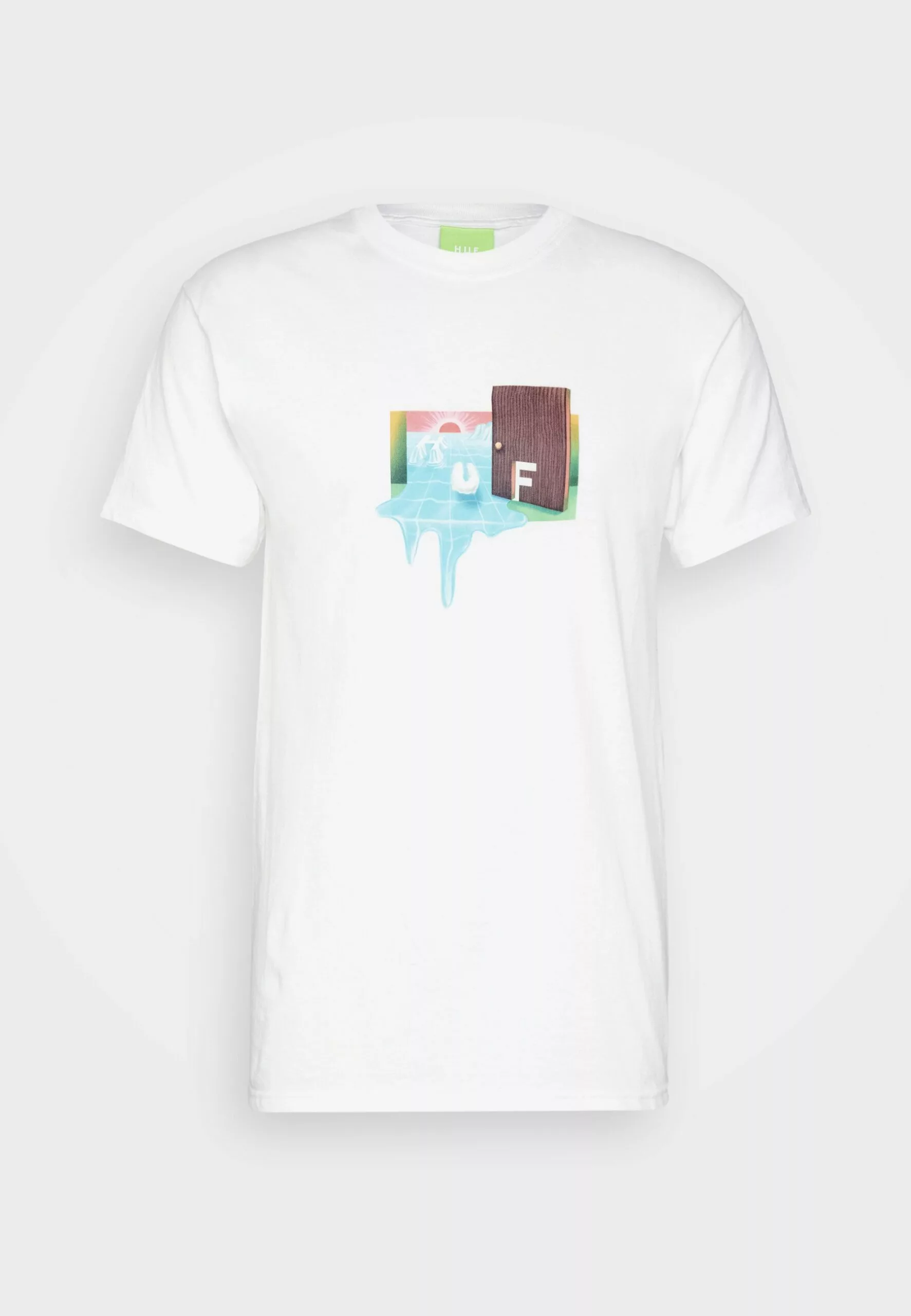HUF Door Of Perception Tee - T-Shirt Print - White 5 HUF Door Of Perception Tee - T-Shirt Print - White - Afbeelding 5