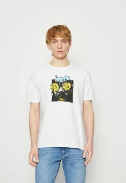 HUF Eye Know Tee Unisex - T-Shirt Print - White