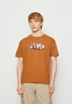 HUF Street Level Tee Unisex - T-Shirt Print - Rubber