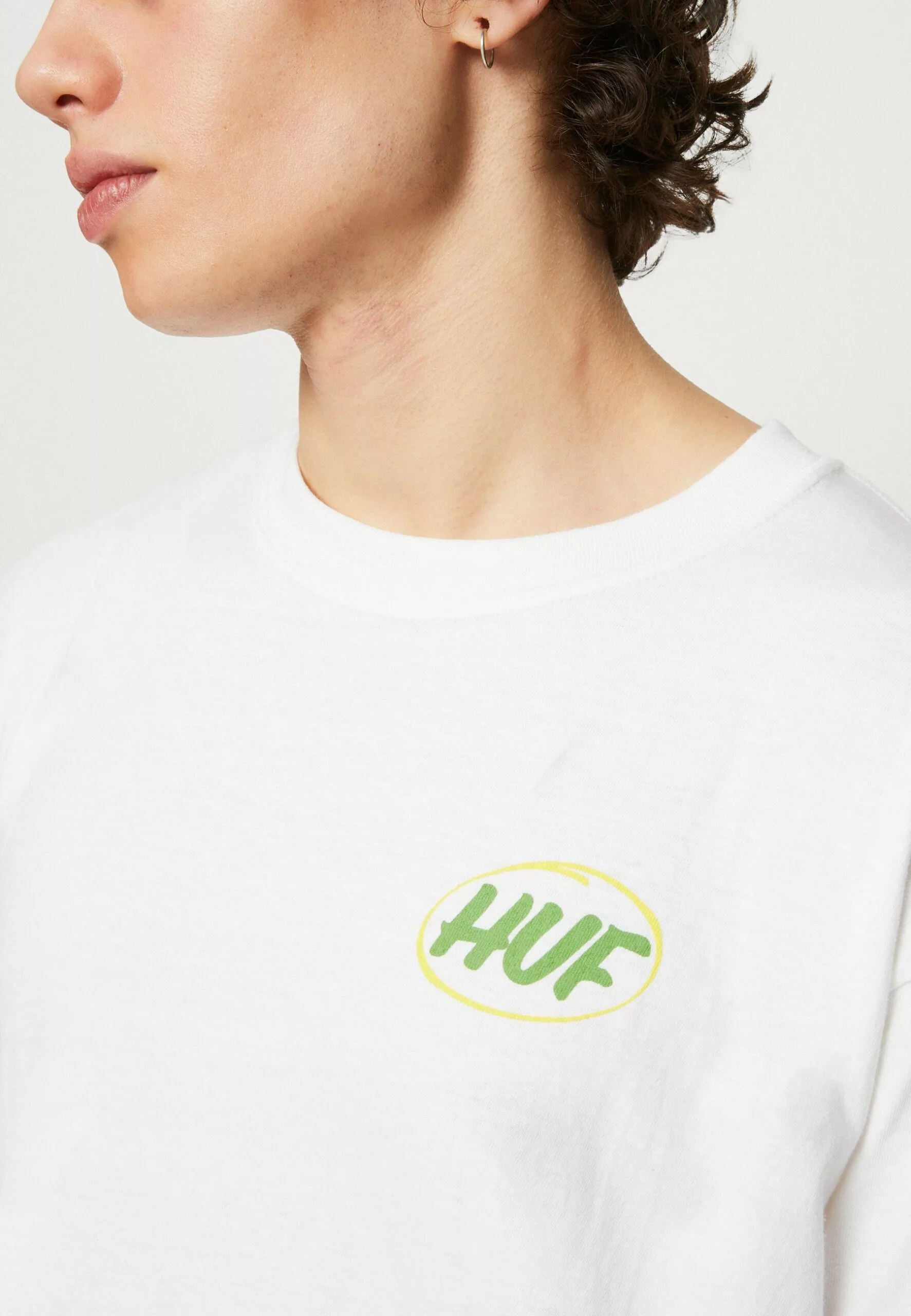 HUF Local Support Tee Unisex - T-Shirt Print - White 6 HUF Local Support Tee Unisex - T-Shirt Print - White - Afbeelding 6