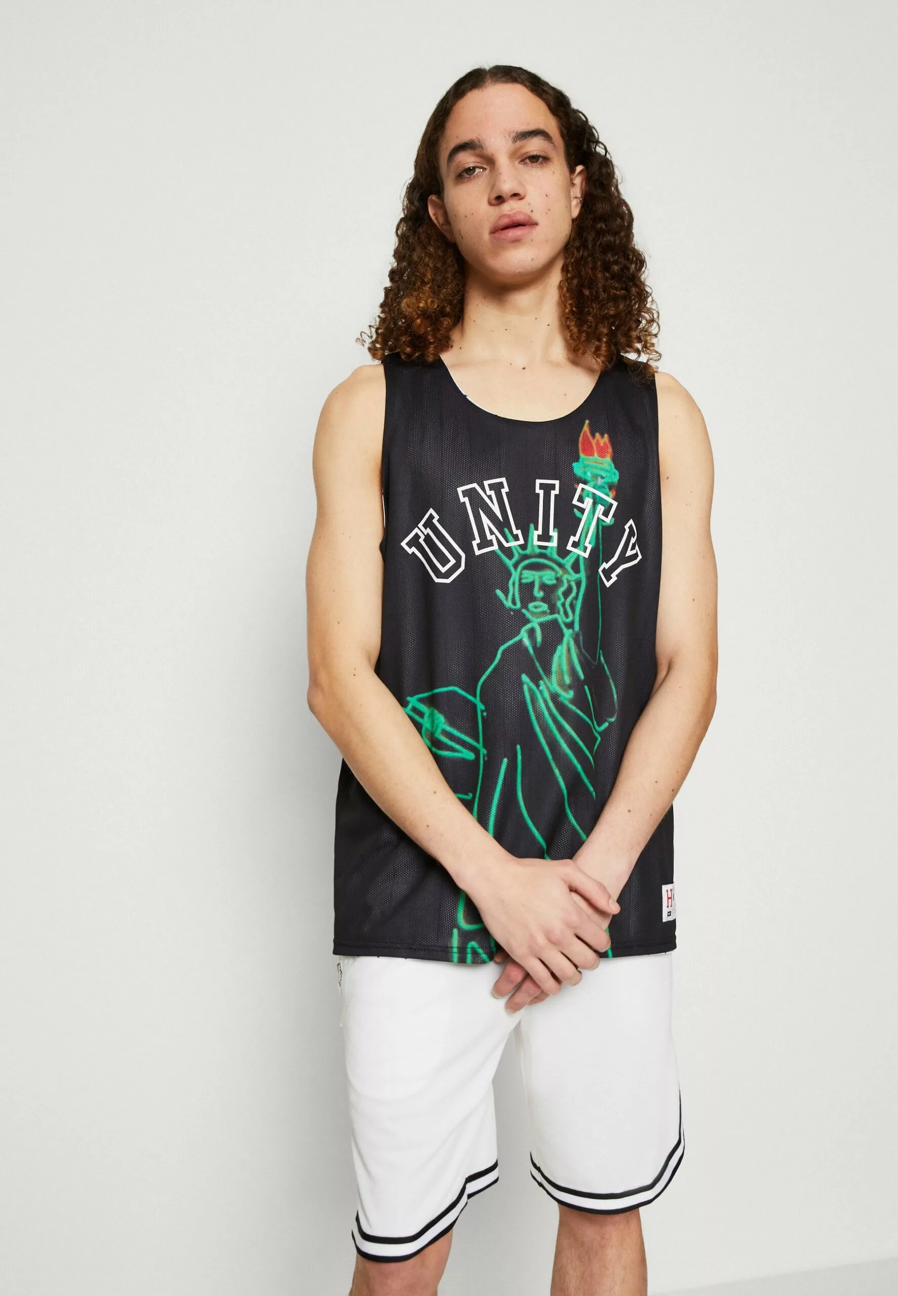 HUF Half Court Reversible Unisex - Top - White/Black 5 HUF Half Court Reversible Unisex - Top - White/Black - Afbeelding 5