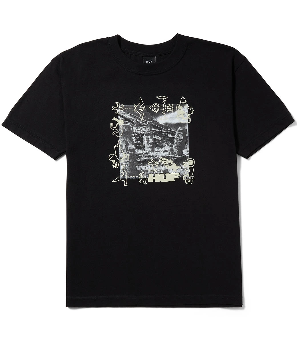 HUF Ancient Mysteries T-Shirt - Black 2 HUF Ancient Mysteries T-Shirt - Black - Afbeelding 2