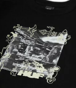 HUF Ancient Mysteries T-Shirt - Black 7 HUF Ancient Mysteries T-Shirt - Black -Huf Winkel huf ancient mysteries t shirt black 3