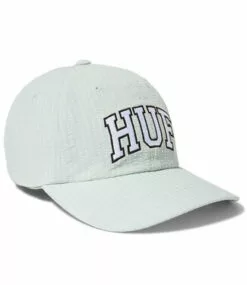 HUF Arch Logo Curved 6 Panel Hat - Smoke Green