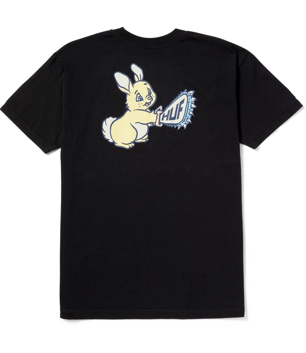 HUF Bad Hare Day T-Shirt - Black 3 HUF Bad Hare Day T-Shirt - Black - Afbeelding 3