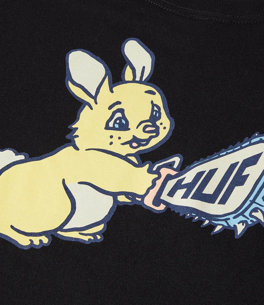 HUF Bad Hare Day T-Shirt - Black 5 HUF Bad Hare Day T-Shirt - Black - Afbeelding 5