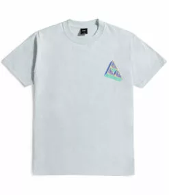 Voorkant -Huf Winkel huf based triple triangle t shirt sky 1