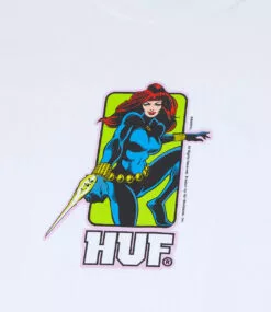 HUF Black Widow S/S Tee - White -Huf Winkel huf black widow s s tee white 2