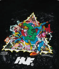 HUF Cosmic Assemblage P/O Hoodie - Black -Huf Winkel huf cosmic assemblage p o hoodie black 2
