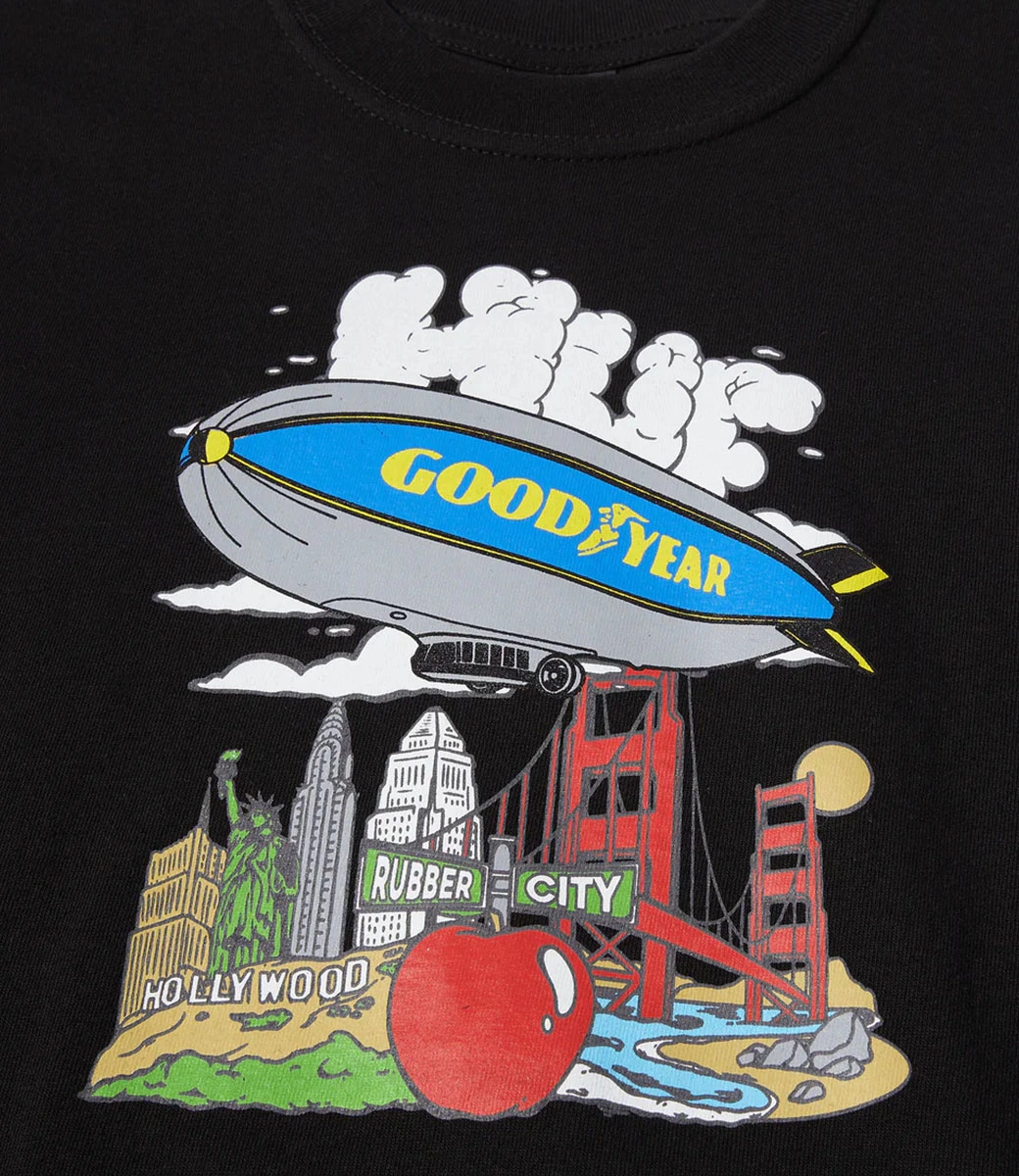 HUF Discover T-Shirt - Black 4 HUF Discover T-Shirt - Black - Afbeelding 4