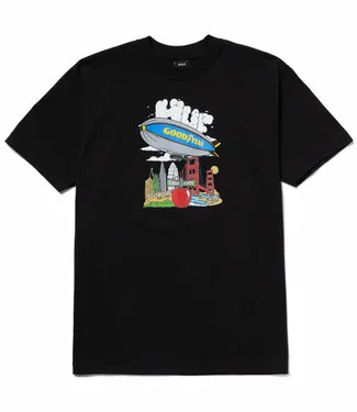 HUF Discover T-Shirt - Black 1 HUF Discover T-Shirt - Black