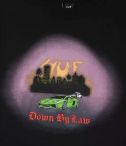HUF Down By Law T-Shirt - Black -Huf Winkel huf down by law t shirt black 2
