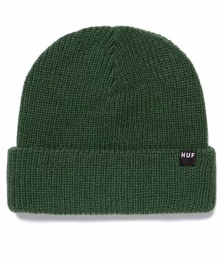 HUF Essentials Usual Beanie - Dark Green 1 HUF Essentials Usual Beanie - Dark Green