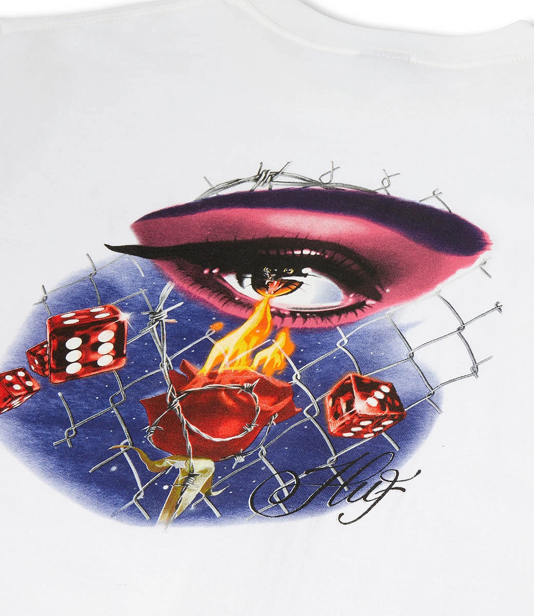 HUF Feline Eye T-Shirt - White 4 HUF Feline Eye T-Shirt - White - Afbeelding 4