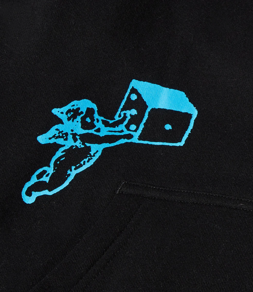 HUF Fly Die Hoodie - Black 4 HUF Fly Die Hoodie - Black - Afbeelding 4